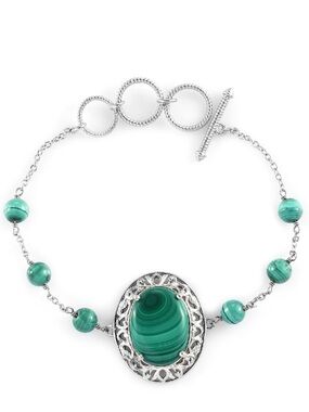 Malachite Toggle Bracelet